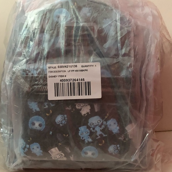 The Haunted Mansion Loungefly Backpack - Picture 5 of 6